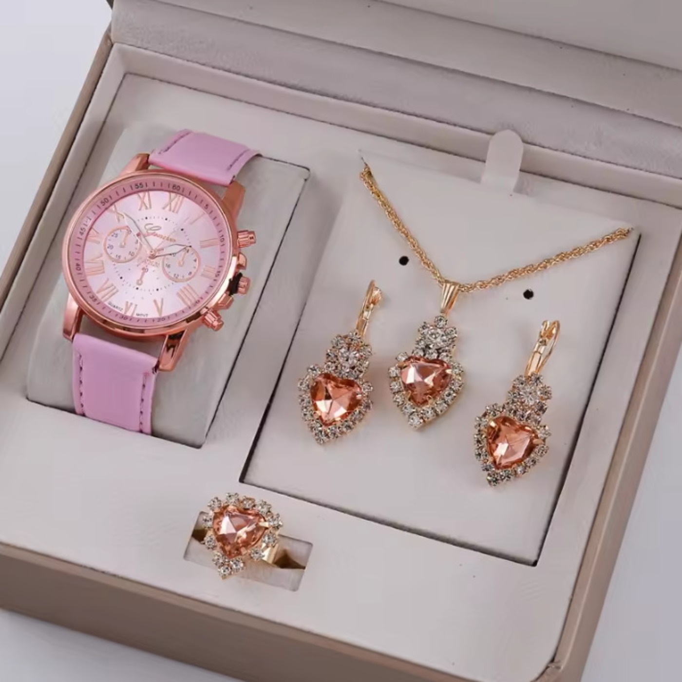 Jewelry Watches Box - 5/6 шт. Модные женские кварцевые часы