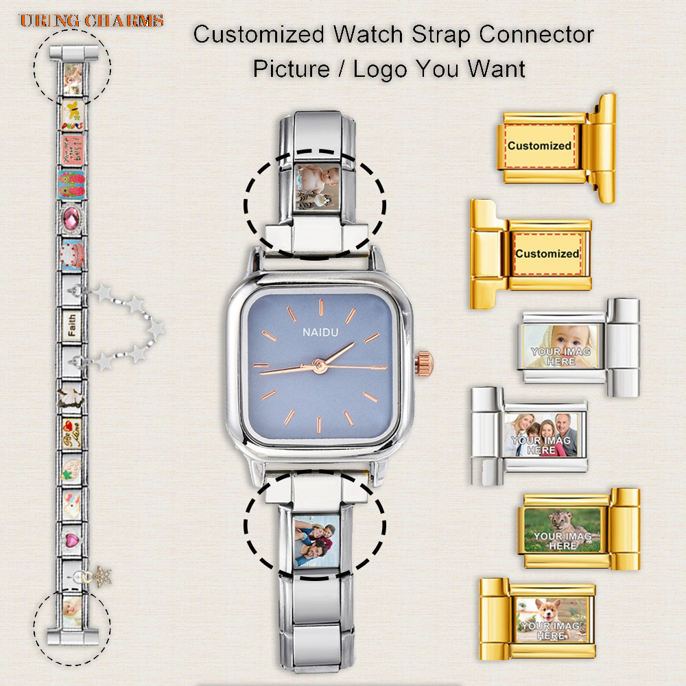 Jewelry Watches For Women - 1 пара изображений логотипа, индивидуальный ремешок
