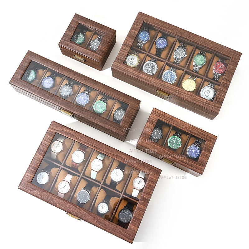 Jewelry Watches Box - Винтажная коробка для часов из искусственной
