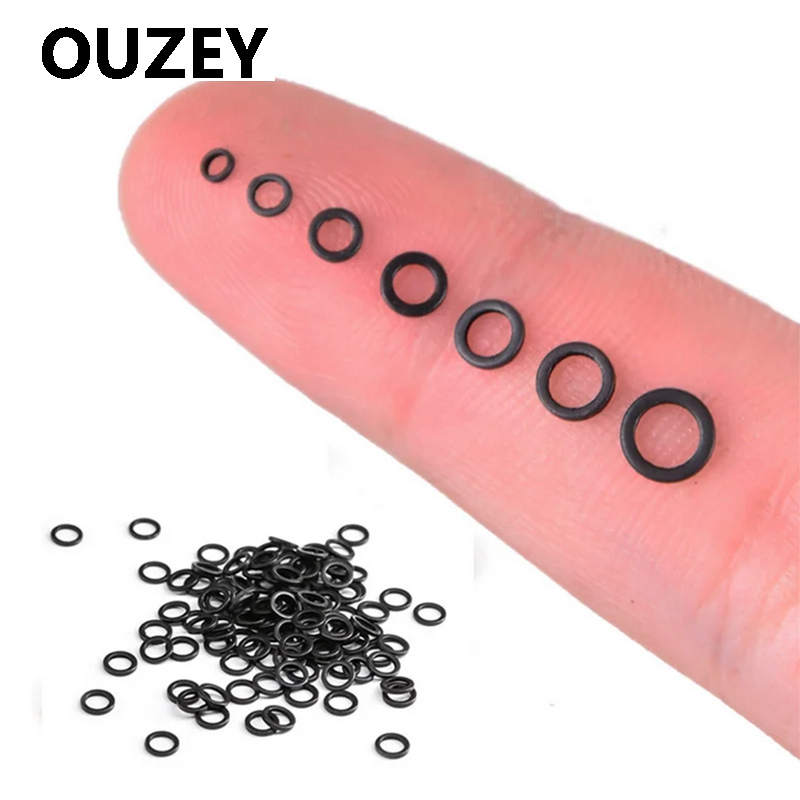 OUZEY 100 шт., круглый разъем  – обзор и цена Titanium Steel Ring