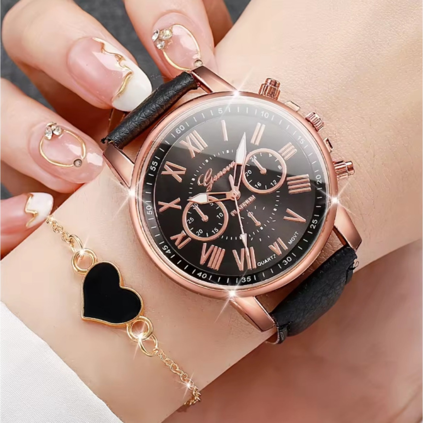 5/6 шт. Модные женские кварцев – обзор и цена Jewelry Watches Box
