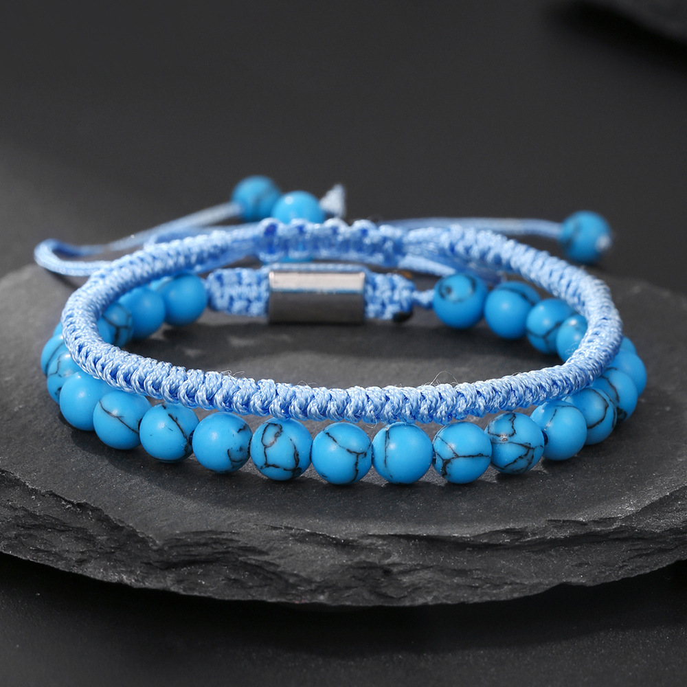 Плетеный браслет, унисекс-набо – обзор и цена Turquoise Stone Ring
