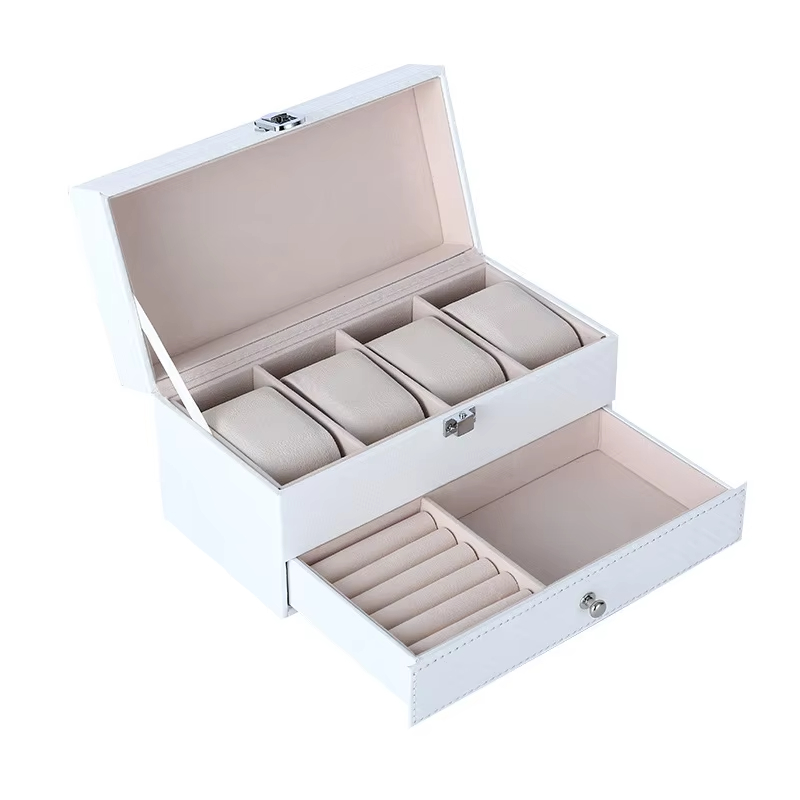 Коробка для часов на 4 слота,  – обзор и цена Jewelry Watches Box