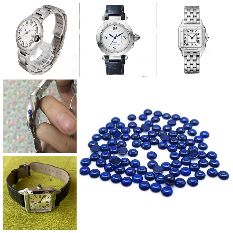Корона с синим сапфиром, кругл – обзор и цена Cartier Watch Ballon Bleu