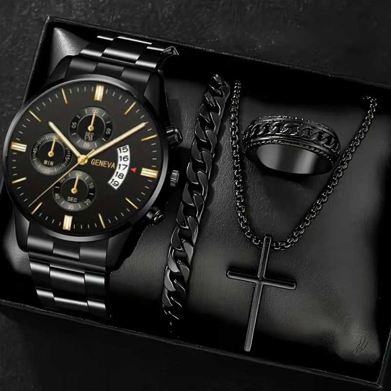 4 шт., деловая мужская подароч – обзор и цена Jewelry Watches Box